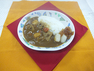 鶏と里芋のカレー